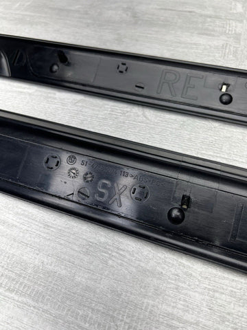 01-06 OEM E46 M3 BMW M3 Left Right Pair Door Sills Panels Scuff Plates