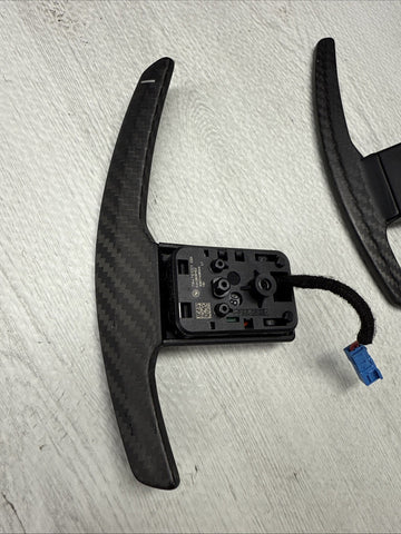 15-20 BMW F80 F82 F83 F87 M2 M3 M4 DCT Steering Wheel Paddle Shifters Levers OEM