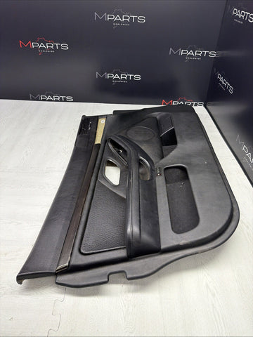 99-03 BMW E39 M5 Front Left Driver Interior Door Card Panel Cover Black