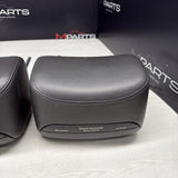 2001-2006 BMW E46 M3 Convertible Black Rear Headrests Head Rests Pair