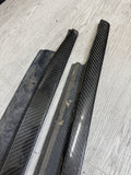 (PICKUP ONLY) 3D Design Carbon Fiber Sideskirt Extensions BMW 15-18 F80 M3 Sedan