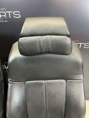 06-10 BMW E60 M5 Interior Front Seats Black Complete Powered