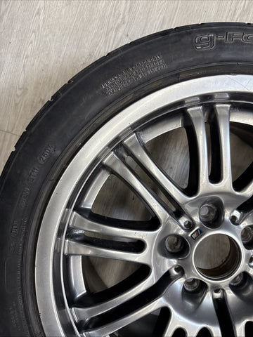 01-06 BMW E46 M3 Factory Rear 18x9 M Double Spoke Alloy Style 67 Wheel 18" OEM