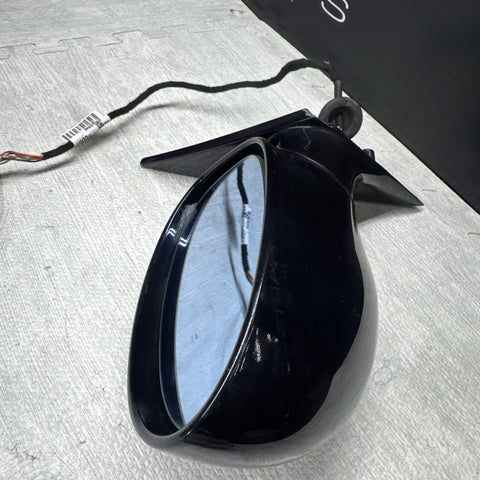 01-06 BMW E46 M3 Left Driver Side View Mirror Carbon Black