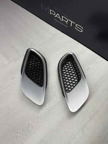 08-13 BMW E90 E92 E93 M3 Hood Scoops Silverstone Pair 8042978