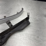 BMW E46 M3 01-06 FRONT RIGHT LEFT HEADLIGHT MOLDING PAIR TITAN SILVER *Notes*