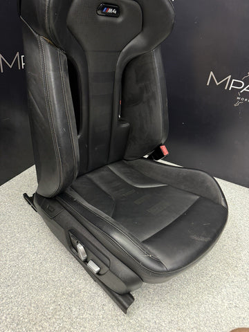 15-20 BMW F82 M4 CS M4cs Coupe Front Right Passenger Seat Black