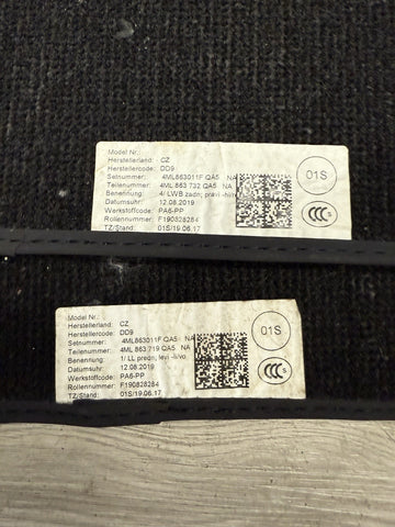 OEM Lamborghini Urus Carpet Floor Mats Black Carpets *Stained*