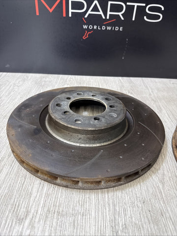 98-02 BMW Z3M Front Discs Brake Rotors Drilled & Slotted