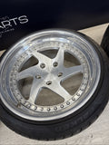 BMW 87-99 E30 E36 M3 RENNEN 17”WHEELS RIMS CHROME SET OF 4