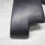01-06 BMW E46 M3 Center Console Armrest Arm Rest Black Leather *Cracked Leather