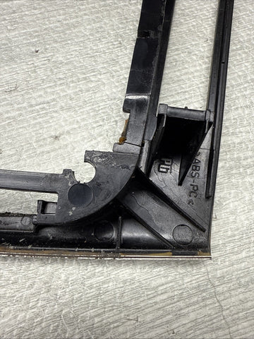 01-06 BMW E46 M3 Convertible Center Shift Shifter Trim Brushed Aluminum *Tab