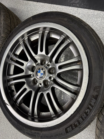 OEM BMW 01-06 E46 M3 18” Wheels Style 67 Rims Staggered Set