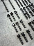 BMW 08-13 E90 E92 E93 M3 S65 Engine Oil Pan Bolts OEM Set Complete