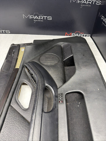 99-03 BMW E39 M5 Front Left Driver Interior Door Card Panel Cover Black