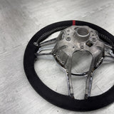 PORSCHE 991 GT3 991.2 GT 3 RS 997.2 BLK LEATHER PDK SHIFT STERRING WHEEL RED TOP