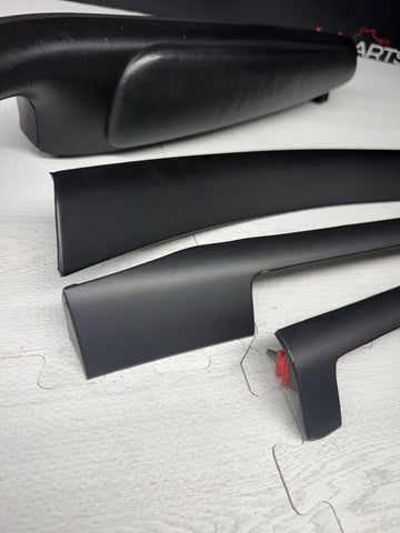 01-06 BMW E46 M3 Convertible Interior Armrests Trim Set Sprayed Black
