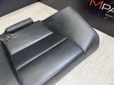 2001-2006 BMW E46 M3 Coupe Rear Seat Bottom Bench Nappa Black Leather OEM