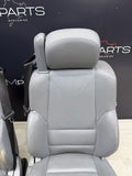 01-06 BMW E46 M3 Convertible Interior Front Heated Seats Gray Grey *Notes*