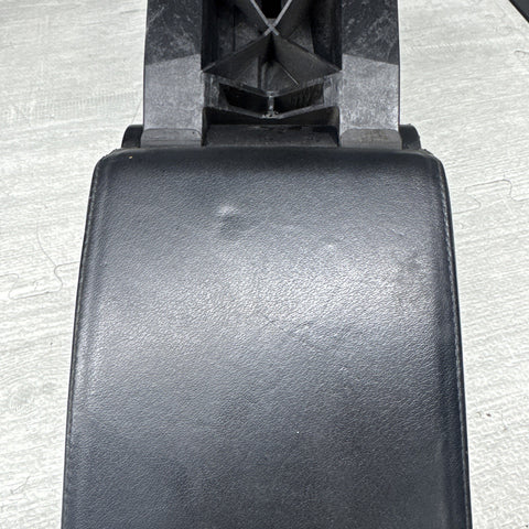 01-06 BMW E46 M3 Center Console Armrest Arm Rest Black Leather