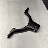 OEM 01-06 BMW E46 M3 Lower Steering Wheel Trim Cover Plate Black