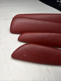01-06 BMW OEM E46 M3 Coupe Trim Armrest Pads Set Black 8238622 *Notes*