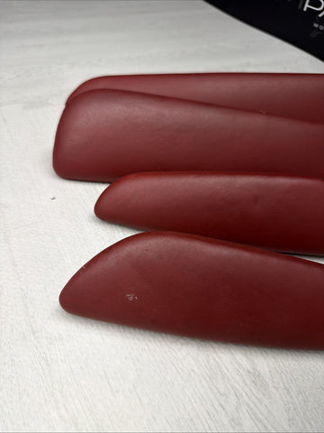 01-06 BMW OEM E46 M3 Coupe Trim Armrest Pads Set Black 8238622 *Notes*