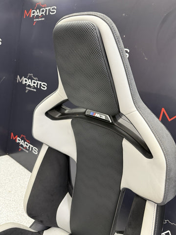 21-26 BMW G80 M3 Sedan Original Silverstone Interior Front Bucket Seats