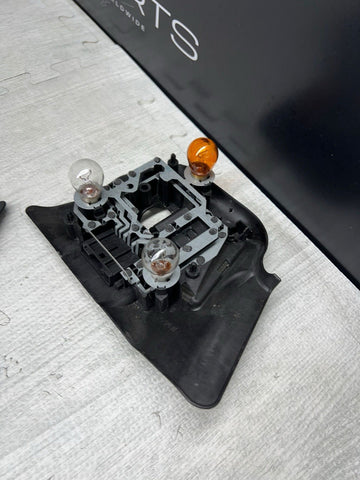 01-03 BMW E46 M3 TAIL LIGHT COVERS BULBS CARRIERS OEM