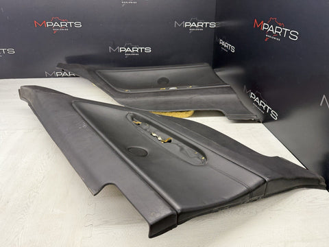 BMW E46 M3 01-06 Coupe Rear Left Door Cards Black Genuine 51437890743