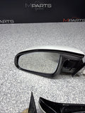 15-18 OEM BMW F80 M3 Front Left Right Mirror Assembly Heated Alpine White