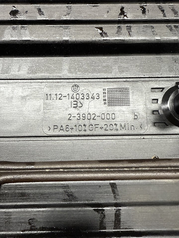 96-99 BMW E36 M3 98-01 Z3M Z3 M S52 3.2L M POWER PLASTIC ENGINE COVER OEM