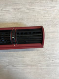 96-02 BMW Z3 Z3M Front Dashboard Center AC Dual Air Vent Black OEM Imola Red