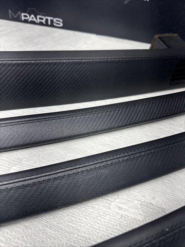 08-13 BMW E92 E93 M3 Interior Trim Set Carbon Leather OEM Genuine *Notes*