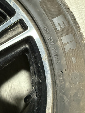 18” 2024 2025 FORD MUSTANG 18x8 5 SPOKE WHEEL RIM OEM Black PR3C1007AA *DENT