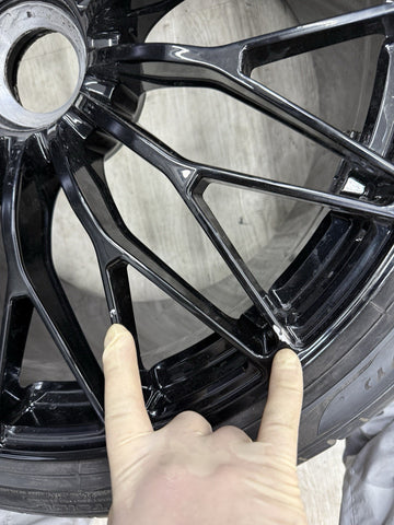 21” Lamborghini Aventador S Rear 21x13 Wheel Rim Factory OEM 470601017AG
