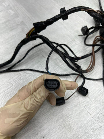 01-06 BMW E46 M3 FRONT LEFT XENON HEADLIGHT HARNESS WIRES BODY HARNESS PLUGS