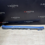 15-20 BMW F82 F83 M4 Rocker Panel Side Skirt Right Passenger Yas Marina Blue