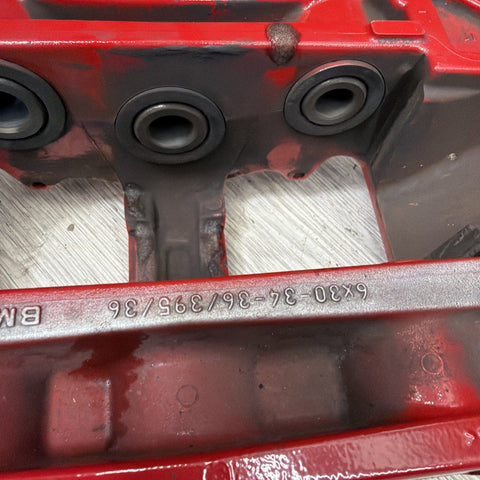 21-26 OEM BMW G80 G82 M3 M4 Front Driver Side Brake Caliper Brembo Red *Notes*