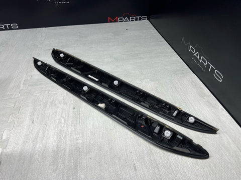 20-25 BMW G06 F96 X6M REAR LIFT GATE PANEL TRIMS MOLDINGS OEM GLOSS BLACK