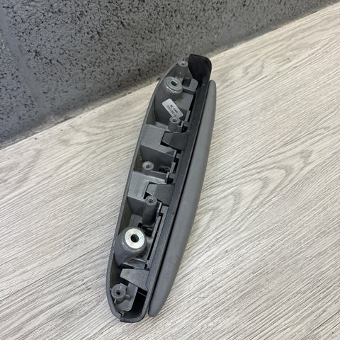 01-06 BMW OEM E46 M3 Titan Shadow Gray Vert Trim Armrest + Pad Left Driver Rear