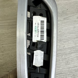 01-06 BMW OEM E46 M3 Brushed Aluminum/Black Vert Trim Armrest Left Driver Rear