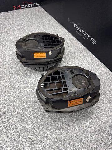 91-99 BMW E36 3 Series M3 Harman Kardon Rear  Subwoofer Speakers Set OEM