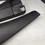 BMW 01-06 E46 325 330 M3 OEM Convertible Rear Top Lateral Trims Panels Black