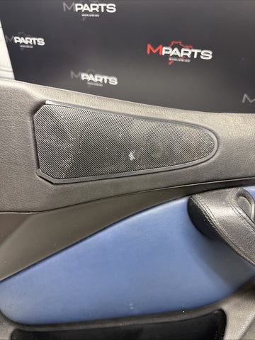 96-02 BMW Z3 M Z3M Front Passenger Right Door Card Panel Cover Trim Estoril Blue