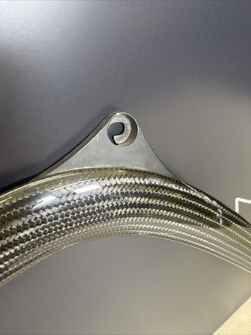 15-20 BMW F80 F82 F83 M3 M4 Carbon Fiber Strut Braces Bar OEM *Broken Tabs*