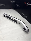 01-06 BMW E46 M3 Brushed Aluminum/Black Door Trim Armrest Right Front Passenger