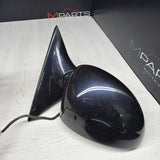 01-06 BMW E46 M3 Side View Door Mirrors Pair Carbon Black  *Notes*