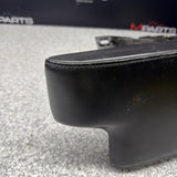 01-06 BMW E46 M3 Center Console Armrest Arm Rest Black Leather *Crease*