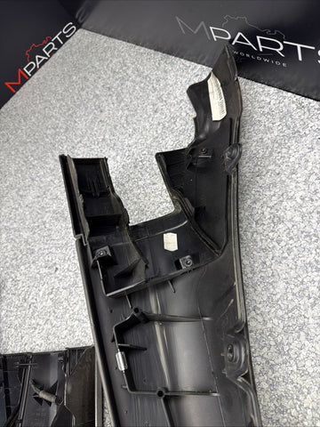 01-06 BMW E46 M3 Convertible Rear Top Lateral Trim Panel Pair Black OEM *notes*